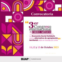 CIRIEC-México y la Benemérita Universidad Autónoma de Puebla convocan al 3er Congreso Internacional de CIRIEC-México