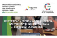 Últimos días para inscribirse al XX Congreso de Investigadores en Economía Social de CIRIEC-España – Jaén, 2 a 4 de abril de 2025
