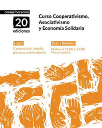 Curso-Taller de Cooperativismo, Asociativismo y Economía Solidaria, Universidad de la República