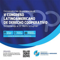 V Congreso Latinoamericano de Derecho Cooperativo, en homenaje al Dr. Mario Schujman